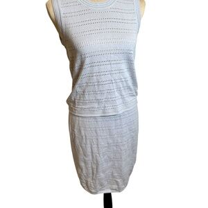 Express White Skirt Set